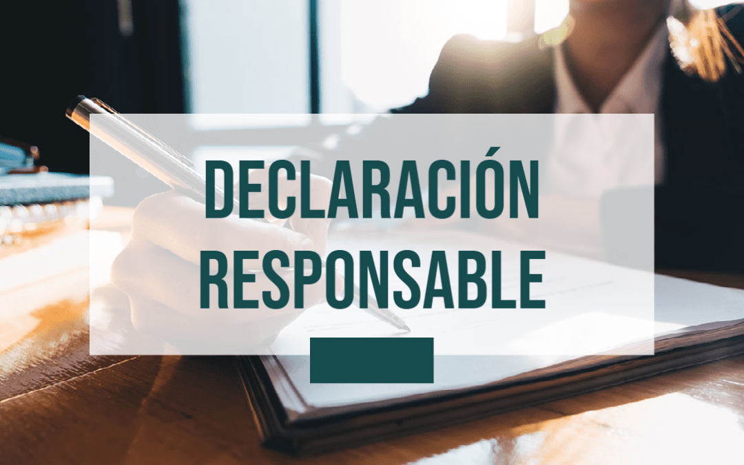 Declaración Responsable o Acto Comunicado